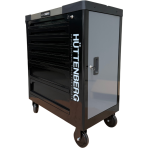 Carrello da officina con 7 cassetti pieni di utensili